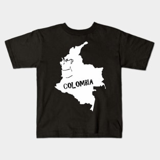 A funny map of Colombia Kids T-Shirt